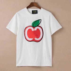 and Sequin Printing in Summer 21 g Family Women's T-shirt Heavy Industrial Wear Womens Clothing Shirts Woman