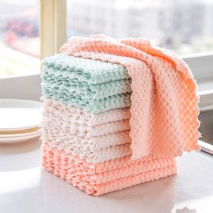 Super Absorbent Microfiber Kitchen Cleaning Cloths High-efficiency Household Tableware Cleaning Towel