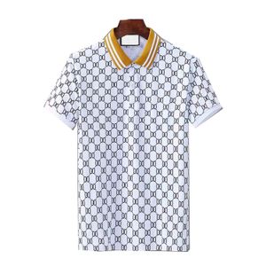 Mens Polo Shirts Luxury Italy Polos män kläder Kort ärm mode casual Men's Summer T Shirt 5 Colo Stock tillgänglig Asiatisk storlek