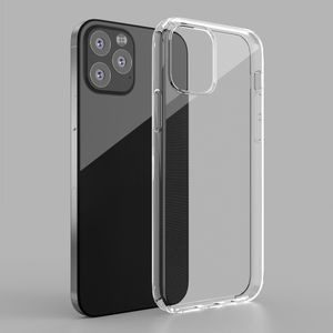 trådlös laddning telefonfodral tpu magnetisk för iphone 12 13 Soft Clear Back Cover modell