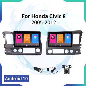 9 inç araba GPS navigation android 10 Radyo Video Video Stereo Honda Civic 2004-2011 RHD Destek Carplay DVR OBD Arka Bakış Kamerası