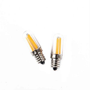 Mini LED E14 E12 Fridge Freezer Filament Light COB Dimmable Bulbs 1W 2W 4W Lamp Warm / Cold White Lamps Lighting H220428