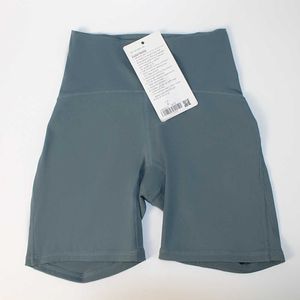 LU-10 YOGA kostym Justera kvinnors sport höga midjeshorts 4-poäng byxor runnings fitness gym underkläder träning leggings