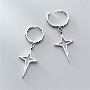 Stud Fashion Silver Color Hollow Cross Earrings for Women Boucles D'Areilles Wedding Jewelry EH290 MONI22