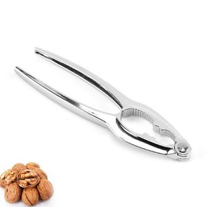 Durável Nutcracker Tool Nutcracker-Cozinha Gadgets Metal Nut Nut Metal Cracker Luz Prata Liga de Zinco Walnut-Cracker Atacado SN3686