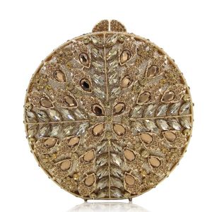 Torby wieczorowe xiyuan żeńskie złote diamentowe sprzęgło worka kryształowe szpilki Kobiety torebki dhinstone torebki ślubne