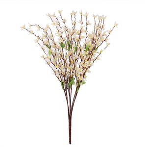 Decorative Flowers & Wreaths Bouquet Fake Orchids Wedding Floral Silk Plant Pot Indoor Multifunction Shiny Artificial Decoration Outdoor Hom