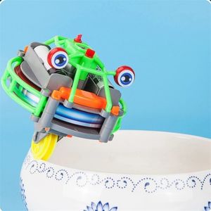 Creative Magical Tumbler Unicycle Robot Electric Toy Tightrope Walker Balance Car Assembling Interesting Gifts For Boys Girls 220801