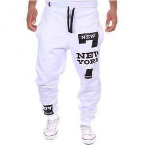 Męskie spodnie 50 mężczyzn Casual Jogger Numer 7 Wydrukowane litera sznurka dresowe spodnie letnie hiphop sport 220826