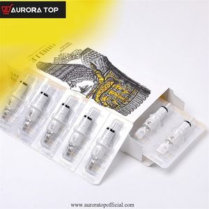 QUELLE Revolution Disposable Sterilized White High QualityTattoo Cartridge Needles Long Taper for Machine Grips 220316