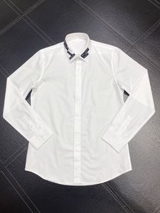 Mens Designer Shirts Brand Clothing Men Long Sleeve Dress Shirt Hip Hop Style High Quality Cotton Tops 16362