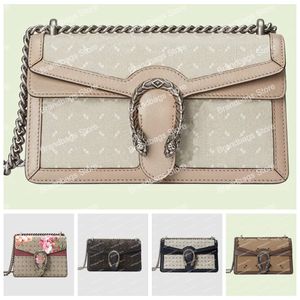 Dionysuss Torby na ramię z łańcuszkiem Lady Kobiety Projektant Ramię Mini Crossbody Flap Skóra Luksusowa moda wysokiej jakości Cross Body Pochette