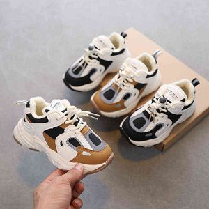 Çocuk Ayakkabı Erkek Spor ayakkabı kız küçük çocuk düz ayakkabıları basketbol sporları küçük çocuk bebek gündelik koşu ayakkabıları peluş 1-12 yıl G220517