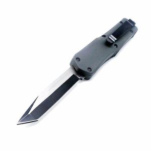 Wholesale small camping knife for sale - Group buy small A07 inch grey double action tactical automatic auto knife folding edc camping knifes hunting knives xmas gift265W243v