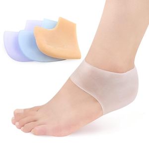 Strumpor Hosiery Transparent Silicone Fuktgivande Gel Heel Sock Cracked Foot Skin Care Support Protector Peds Functional