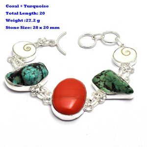 Link Chain Echte ruby sodalite dentrite Opal Rose Quartz Jasper Labradorite Garnet Solar Quarts Bracelet Silvers Copperlink