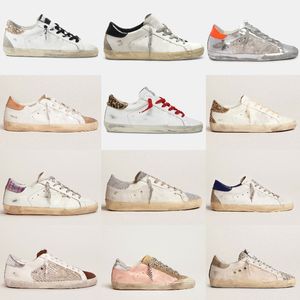 Golden SuperStar Sneaker Old Women Casual Shoes Trainers Classic White Do-old Sequin Dirty Men Shoes