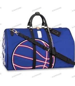 Borsone blu Bandouliere Borse da viaggio 55 Viaggi Uomo Donna Giraffa borse sportive firmate borsone durante la notte 55 luggague più grande