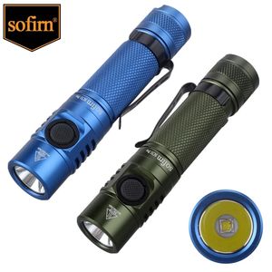 Sofirn SC31 Pro Anduril 20 Güçlü 2000LM Torch SST40 LED El Feneri 18650 Fener USB C Şarj Edilebilir Mavi Yeşil Siyah Renk 220601