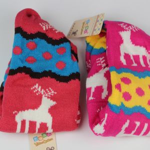 Scarves Wholesale Christmas Reindeer Unisex Baby Boy Girl Winter Warm Neackwear Animal Pattern Knitted Acrylic Loops LL171041Scarves