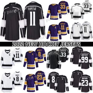 Wholesale drew doughty jersey resale online - 11 Anze Kopitar Jersey Drew Doughty Jonathan Quick Viktor Arvidsson DUSTIN BROWN Wayne Gretzky hockey jerseys