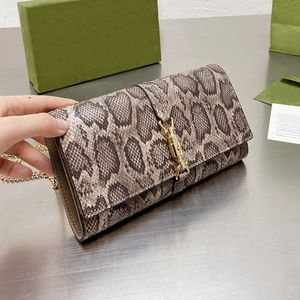 Designer Women Jackie 1961 Python Bag Luxurys Designers Bags Italy Brand Serpentine Mini Chain Crossbody Handbags Woman Leather Wallet Purse