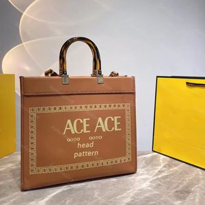 Дизайнерские сумки Fendace Large Sunshine F Totes Женские сумки Сумка через плечо