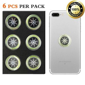 Party Favor EMF Protection Shield Neutralizer Anti Radiation Cell Phone Sticker 6pcs Fusion Excel Anti-Radiation220p