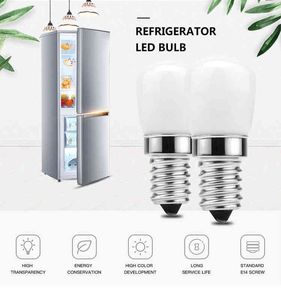 2pcs LED Fridge Light Bulb E14 3W Refrigerator Corn bulb AC 220V LED Lamp White/Warm white SMD2835 Replace Halogen Lights H220428