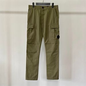 New Cotton CP Men Casual Pants Slim Fit Overalls Sports Fashion Brand Trousers Mens Zipper Pockets Pants