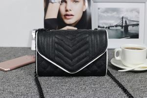 Luxus Designer Heißer Verkauf Damen Handtaschen Geldbörsen Tasche Leder Kaviar Schulter Umhängetaschen Handtasche Geldbörse Grid Clutch Damen Kette Brieftaschen Tote Mini Messenger 2695