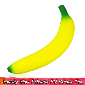 1 PCS Kawaii Banana Squishy Kiss Toys Slow Rising Schishies Squeeze Toy for255N
