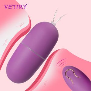 Bullet Vibrator Brinquedos Sexy para mulheres Controle remoto O ovo vibratório CLITORIZADOR DO MASSAGER SPOT GS SPOT MASSAGER Feminino Masturbação