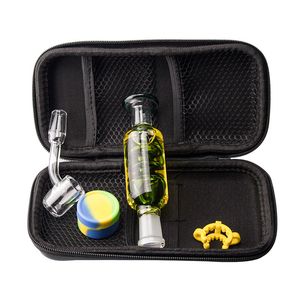 Wholesale titanium nail 14mm banger for sale - Group buy CSYC NC094 Smoking portable Kit mm cooling oil inside Glass Hand Pipes with Quartz Banger Nail or Titanium Tips Smooth Airflow