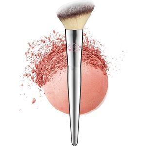 Flawless Blush Brush 227 Love Beauty Fullvinklad Cheek Blusher Buffning Enstaka sminkborste Förseglad packning med tagg Kontur Skulptering Powder Kosmetikborstar Verktyg