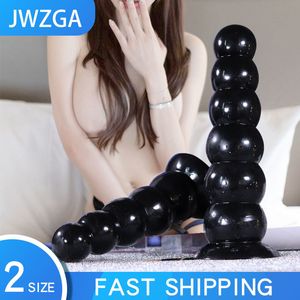 18+ Plug anale Maiale Giocattoli del sesso per uomini Forniture per adulti Perline di semi Masturbatore maschile Massaggiatore prostatico Buttplug Bdsm Butt Ass Prodotti 220413