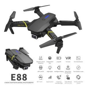 E88 Global Drone 4K Camera Mini vehicle Wifi Fpv Foldable Professional RC Helicopter Selfie Drones Toys For Kid Battery