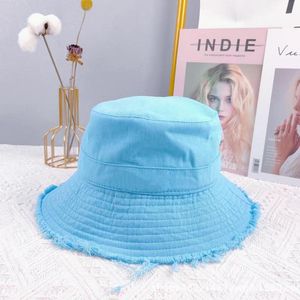 Berets High Quality Solid Fisherman Hat For Women Men Casual Outdoor Buckets Panama Sunscreen Bob Chapeau Hunting WholesaleBerets