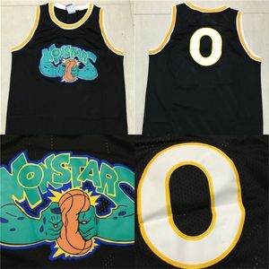 CeoA3740 Alien 0 Movie Basketball Jersey Monstars Tune Squad Black 100% Stitched Alien Movie Basketball Shirts Mix Order