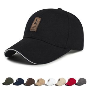 Kapitan baseballowy Regulowany kapelusz w kapeluszach prostopadłych Czapki Solidny kolor mody Snapback Summer Fall Hat