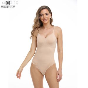 Kobiety Thongs Bodysuits Shapers Fashion Party Nude Slimat Segredi Miss Moly Sexy Taist Trainer Shapewear Belt Nummy Corsets L220802