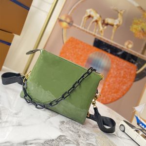 Projektant oryginalnych skórzanych toreb Coussin damskie mężczyźni Tote Crossbody Mylon Patent skórzana moda Messenger Portfel Camera Karty Karcie torebki torba na ramię