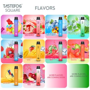 DX Tastefog Factory Wholesale Electronic Cigarette Disposable Vape Pod 5% NIC 3500puffs 10ml with 650mAh Rechargeable Battery