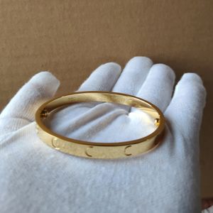 Designer Bracelet Fashion Jewelry Love Bangle Luxury Gold Screw Bracelets Women Men With Box Party Wedding Couple Gift aaassd