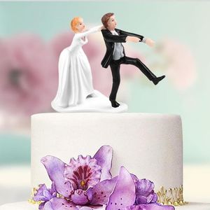 Wholesale bride groom resin wedding cake topper for sale - Group buy Other Festive Party Supplies Cake Toppers Dolls Elegant Synthetic Resin Bride amp Groom Decoration Stand Figurines Marry Figurine Wedding
