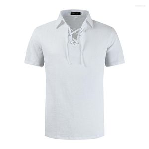 Мужские повседневные рубашки Мужские шотландские якобит -гилли килт рубашка с коротким рукавом с коротким рукава