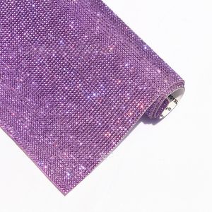 10 colori fai-da-te strass di cristallo strass foglio adesivo adesivi gemma scintillante autoadesiva per decorazione regalo auto glitter nastri diamantati 24 * 20 cm