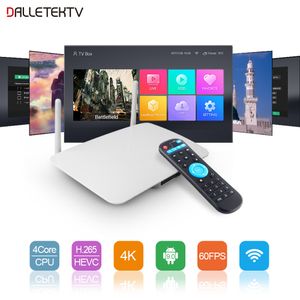 Leacool Q1404 Android 9.0 Akıllı TV Kutusu Amlogic S905W 2.4GHz WiFi 4K HDR Medya Oynatıcı 2GB 16GB Set Üst Kutular