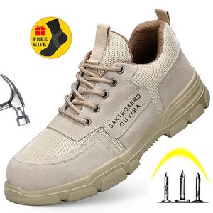 Sapatos de trabalho de esporte de marca Sapatos de segurança Sapatos confiáveis ​​Excelente Qualityanti-Smashing Anti-Piercing à prova de água antiderrapante