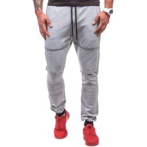 Pantaloni da uomo Pantaloni da uomo Solido elastico in vita con coulisse Casual con lacci per il tempo libero Comodi pantaloni sportivi da joggerUomini